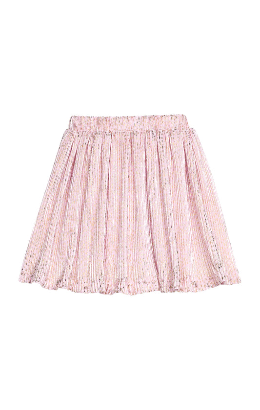 Circle Skort - Pink Crinkle Stars