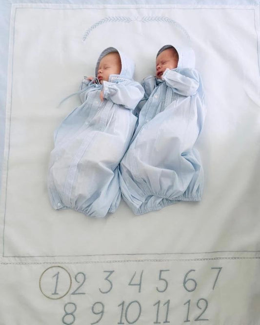 Milestone Blanket- Blue