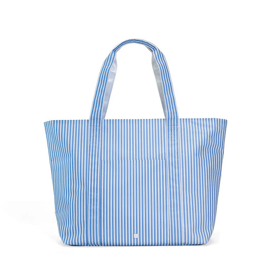 Jumbo Tote-X-Large Tote Pimlico Stripe Chambray
