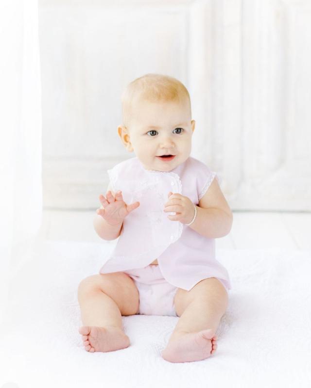 Floral Lace Diaper Set