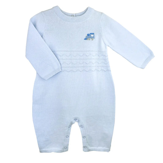 Embroidered Train Lightweight Knit Longall