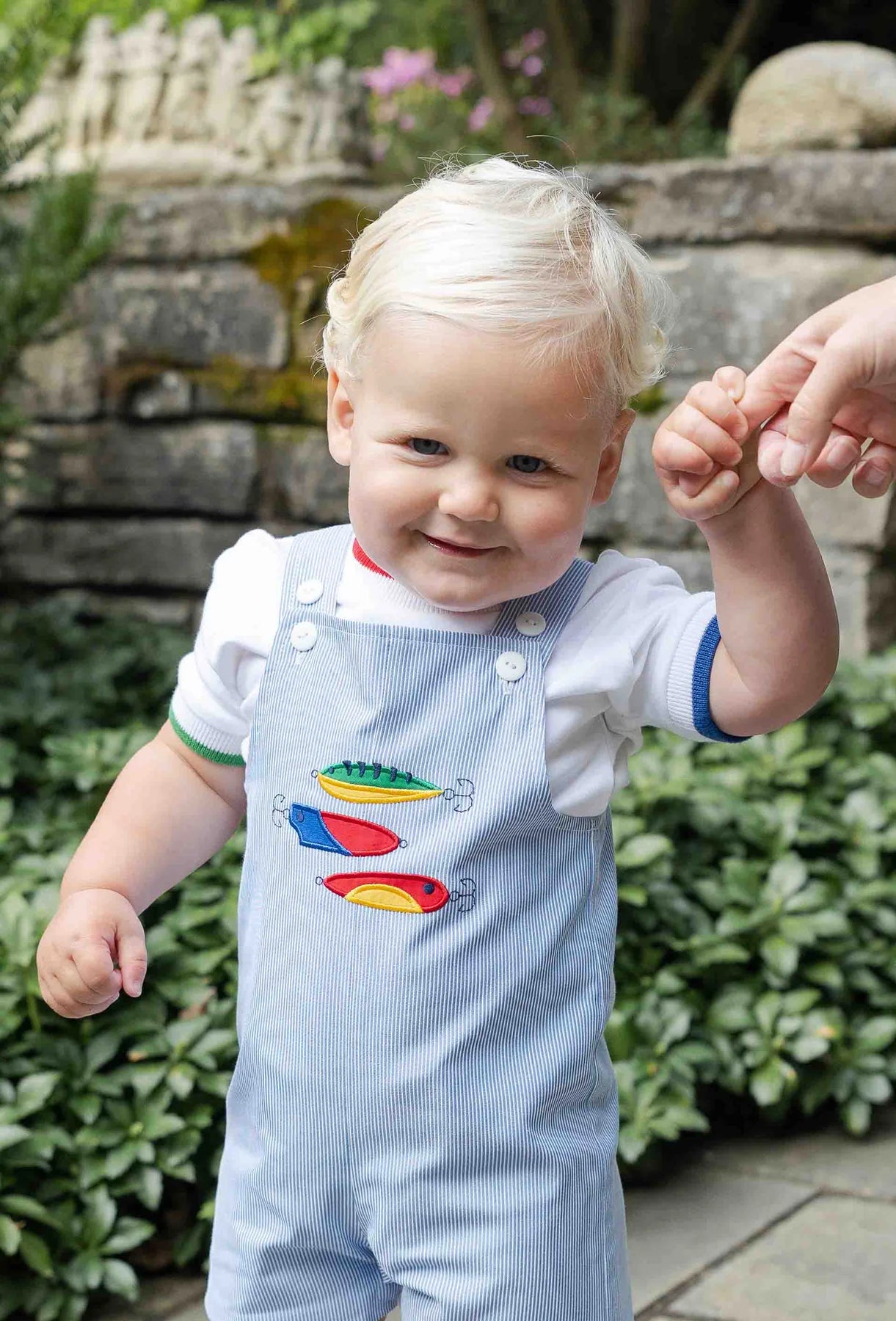 White T-Shirt With Multi Tipping