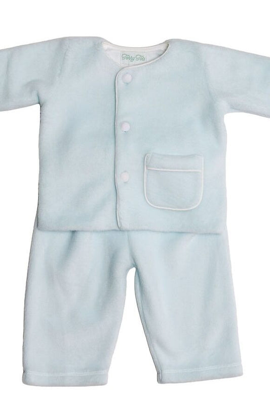 Fleece 2 Piece Set- Blue