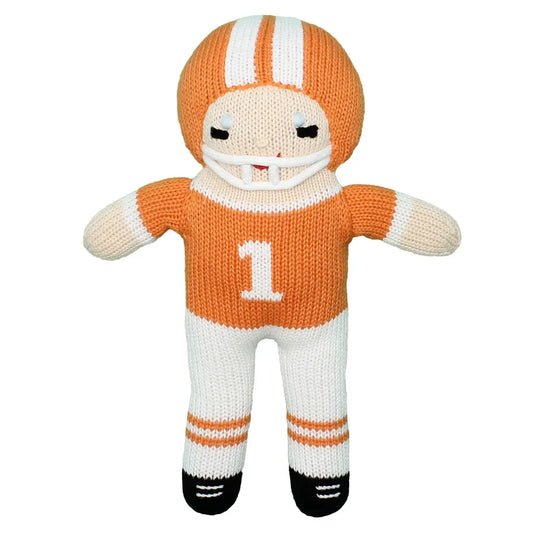 Football Player Knit Dolls, 7" Rattle, Clemson