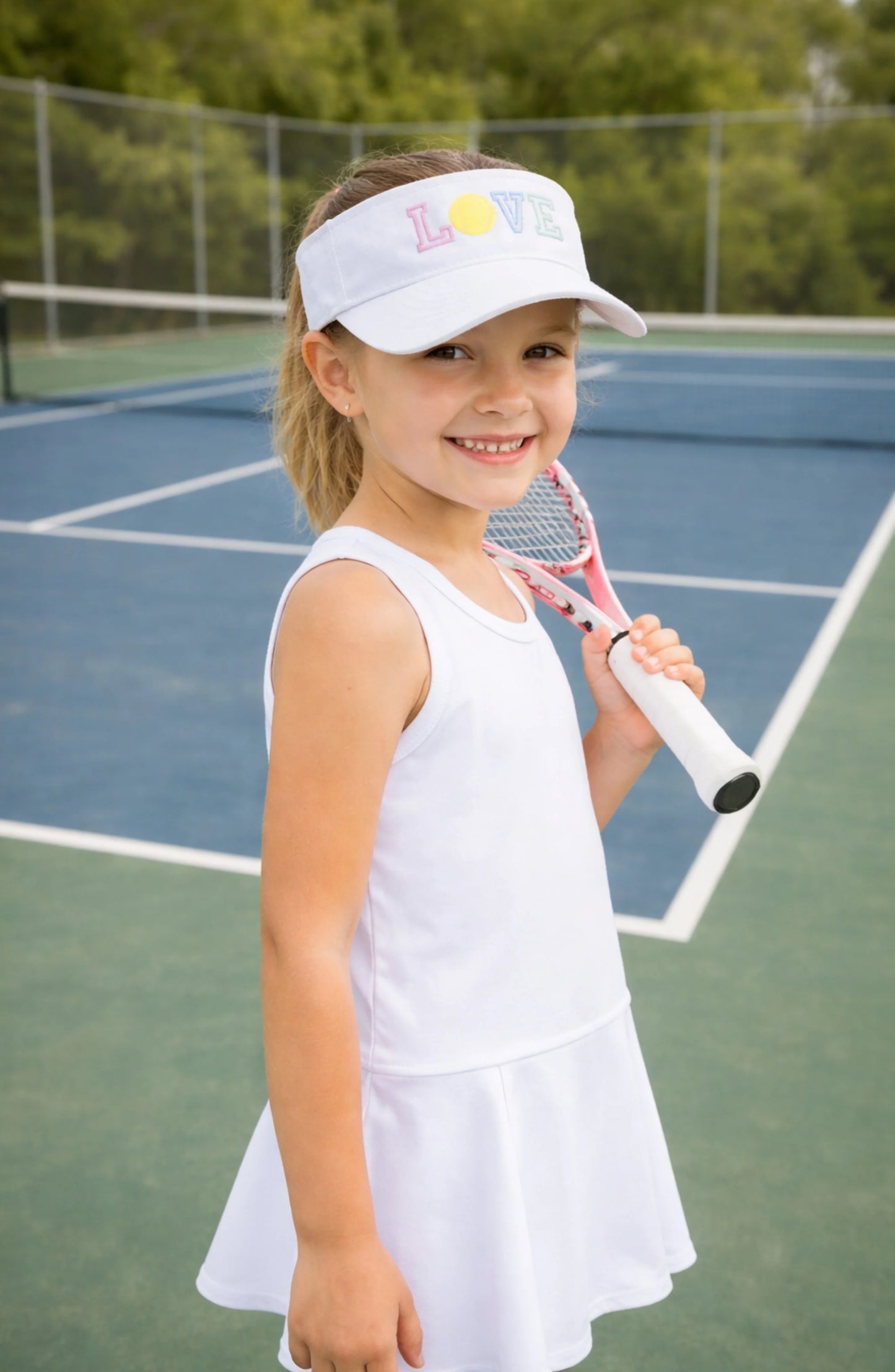 LOVE Tennis Bow Visor
