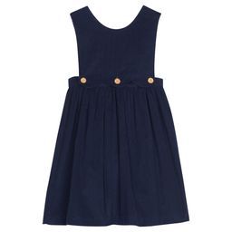 Button Panel Jumper- Navy Corduroy
