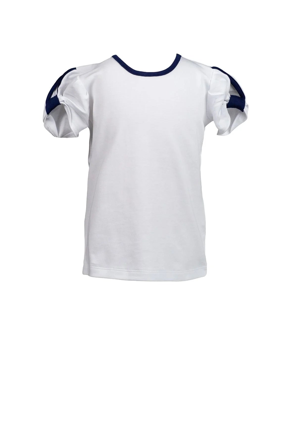 Twist Shirt - Navy Accent