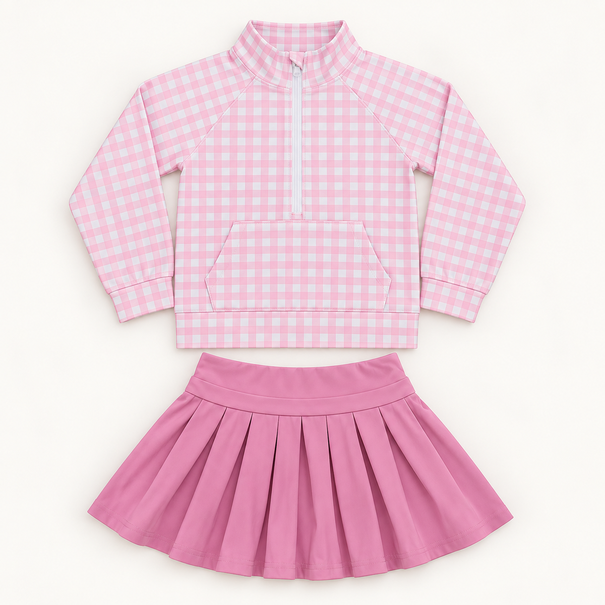 Clara Set in Pink Gingham
