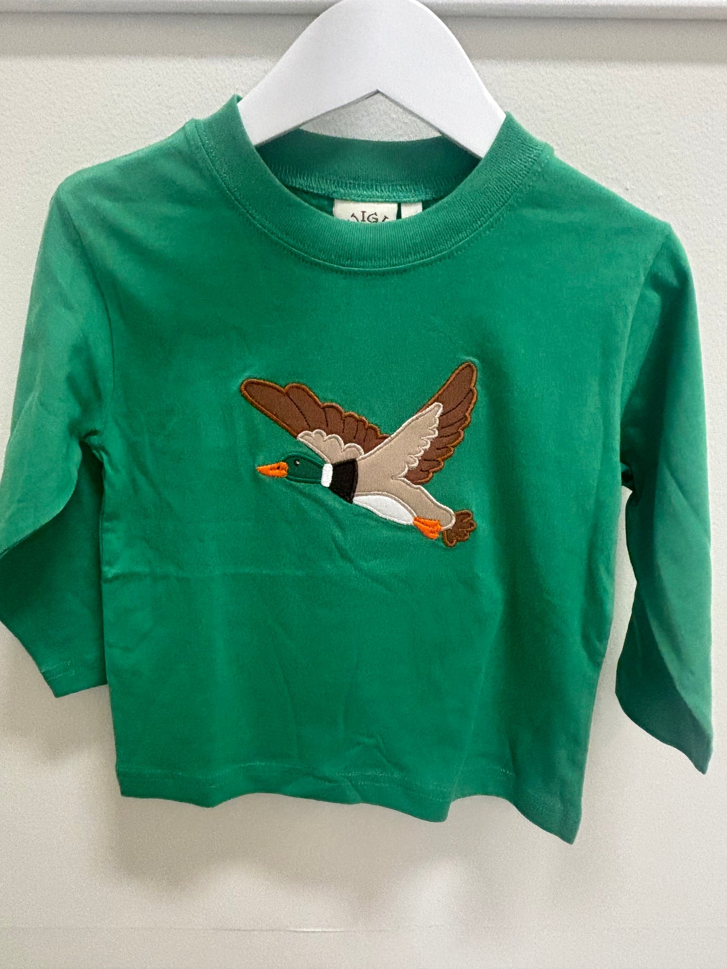 Luigi Boys T-shirt Flying Mallard-Green
