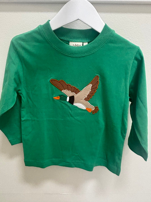 Luigi Boys T-shirt Flying Mallard-Green