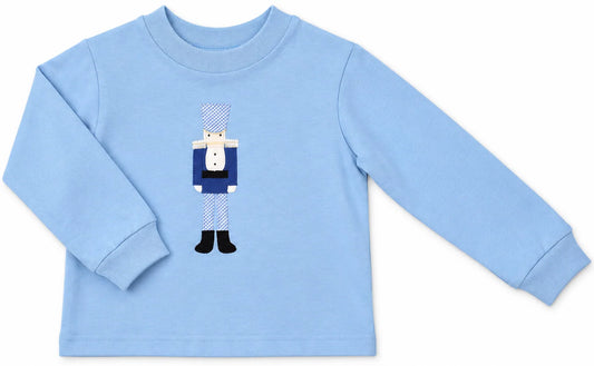 Nutcracker, Long Sleeve Tee- Blue