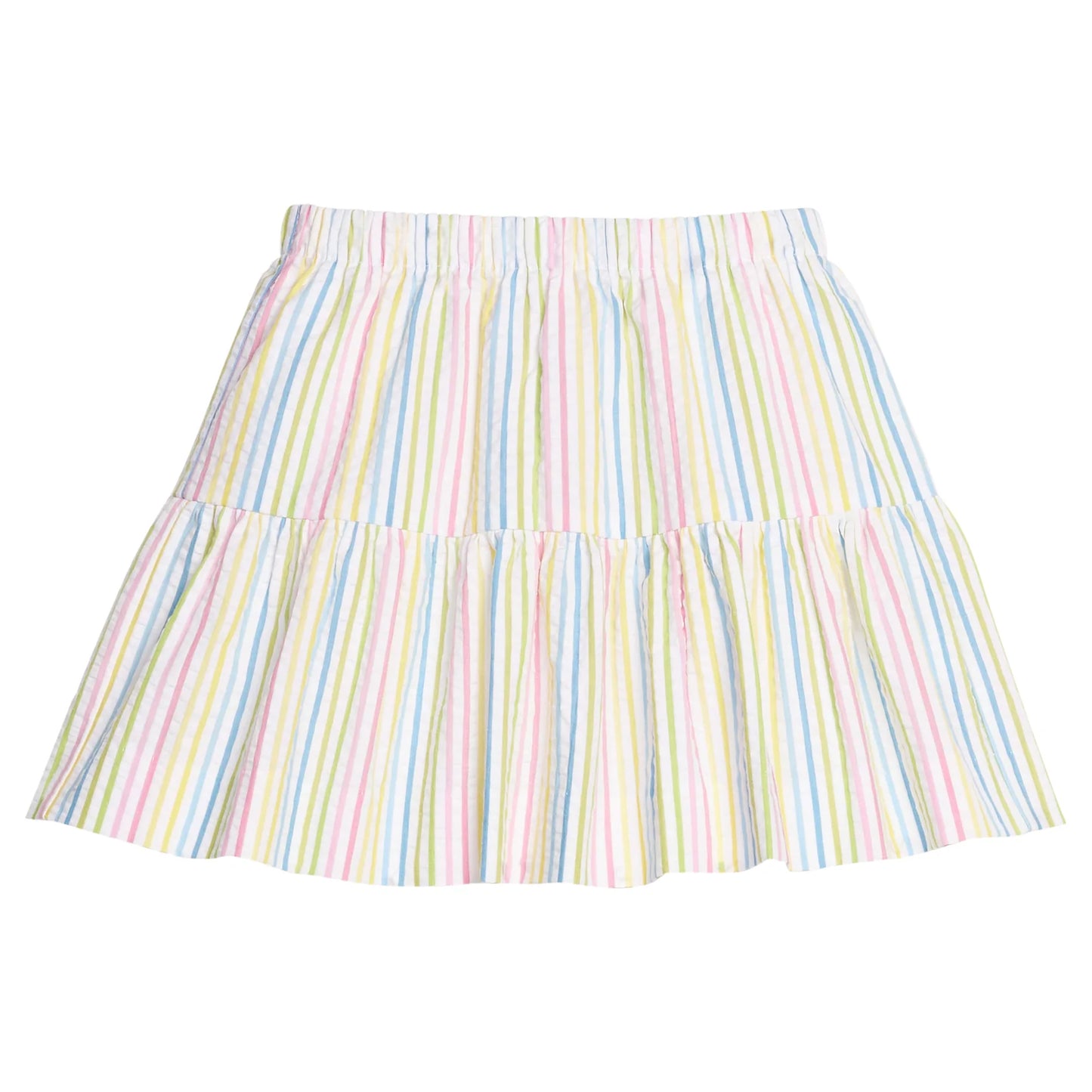 Jillian Skirt - Rainbow Stripe Seersucker