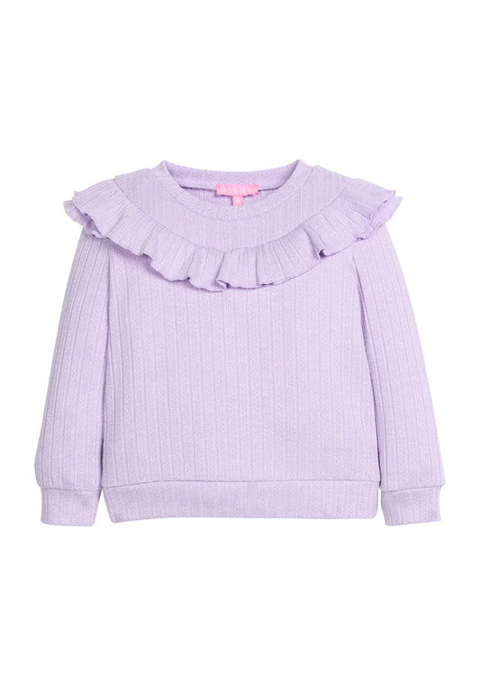 Jody Top - Lilac Cableknit