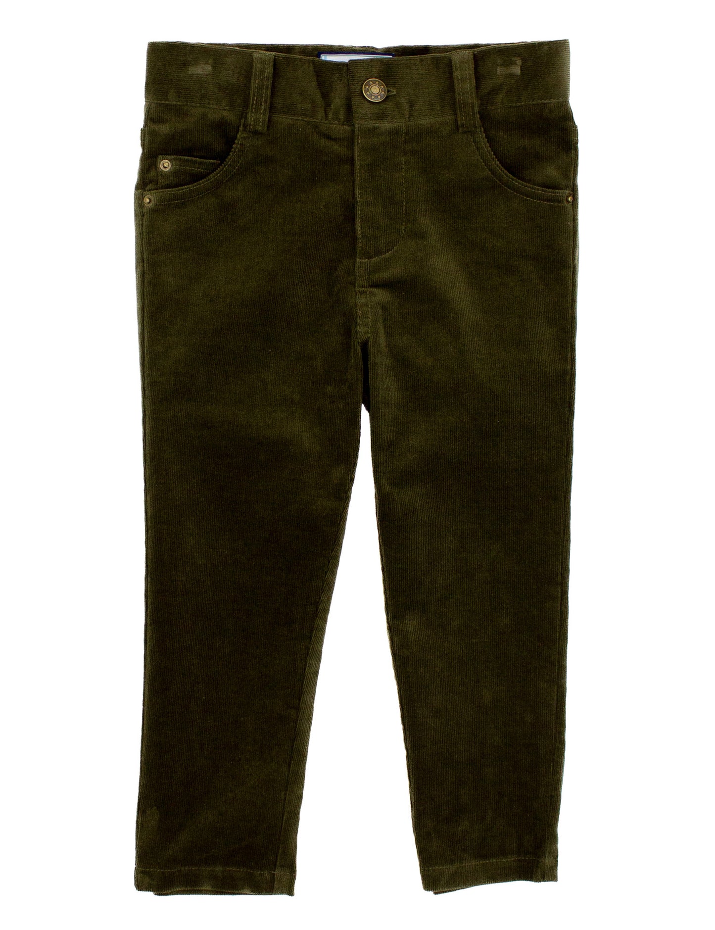 Boys Pinwale Cord Pant - Olive