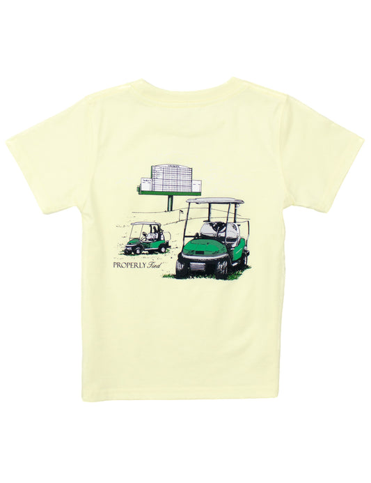 Leaderboard Short Sleeve, Light Yellow