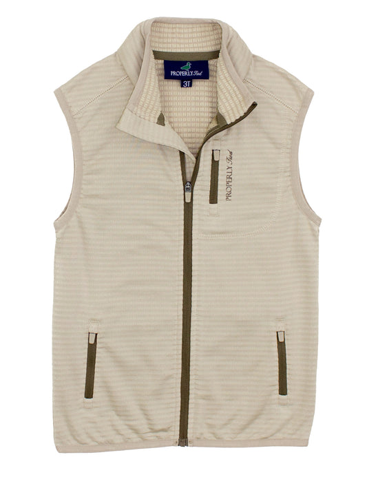 Boys Fairhope Vest - Khaki