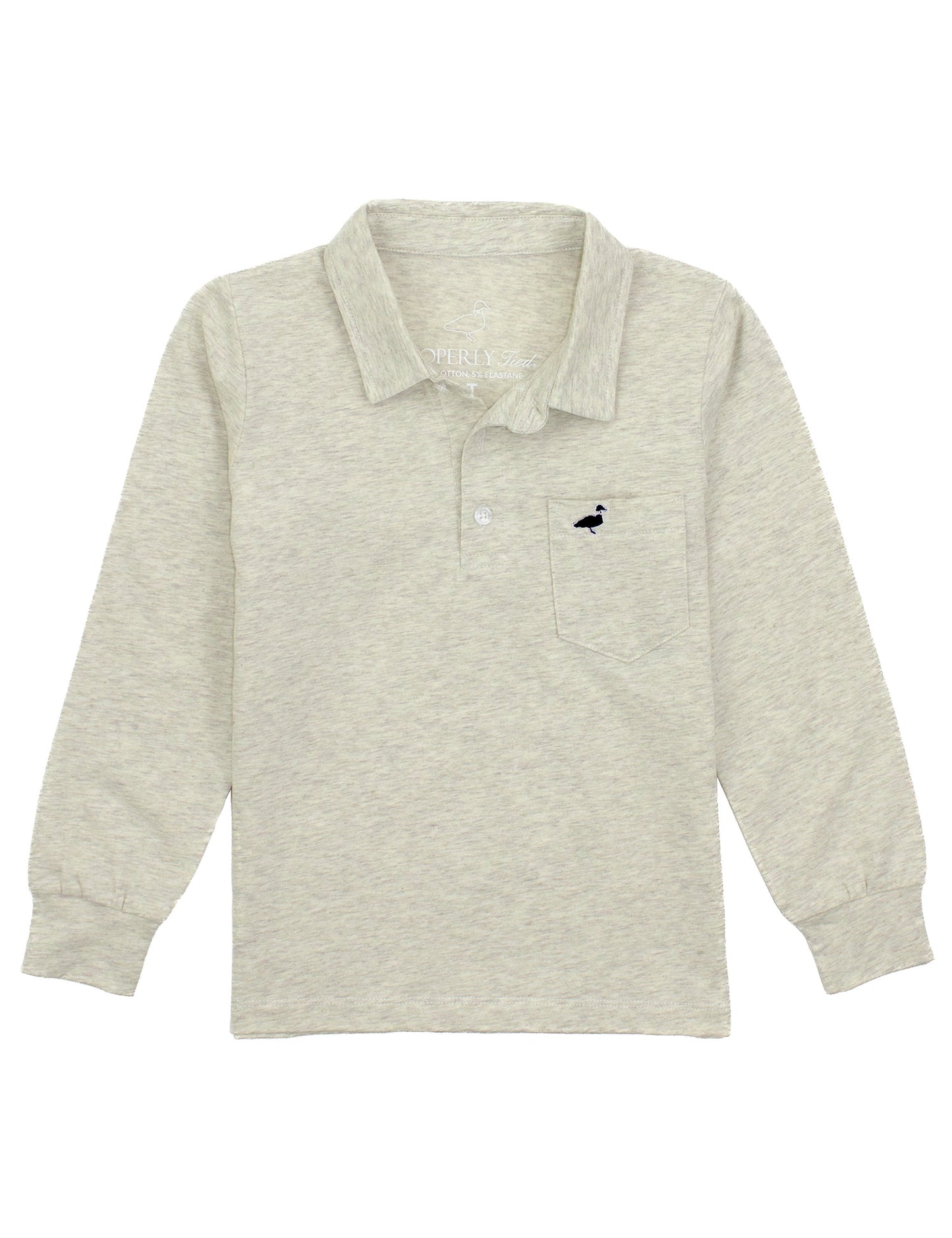 Boys Harrison Pocket Polo - Long Sleeve