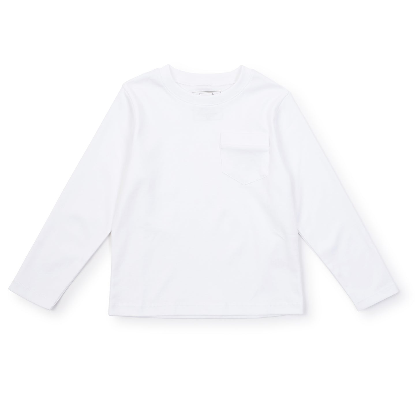 Blake Long Sleeve Pocket T-shirt - White