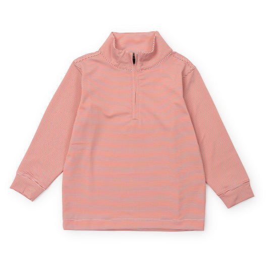 Sam Performance Pullover - Orange Stripes