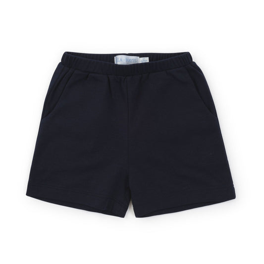 Sawyer Pima Cotton Play Short - Navy