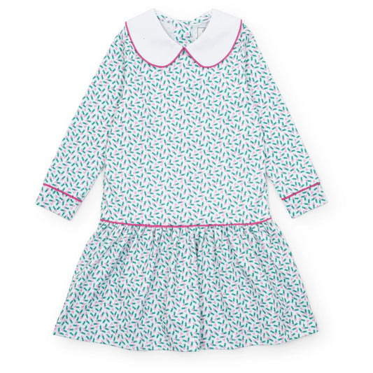 LILLIAN GIRLS' DRESS - HOLLY HOLIDAY