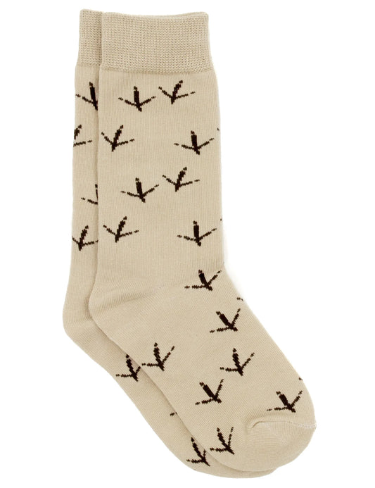 Lucky Duck Sock Turkey Tracks