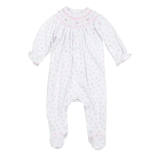 Juliette's Classics Bishop Footie- Pink