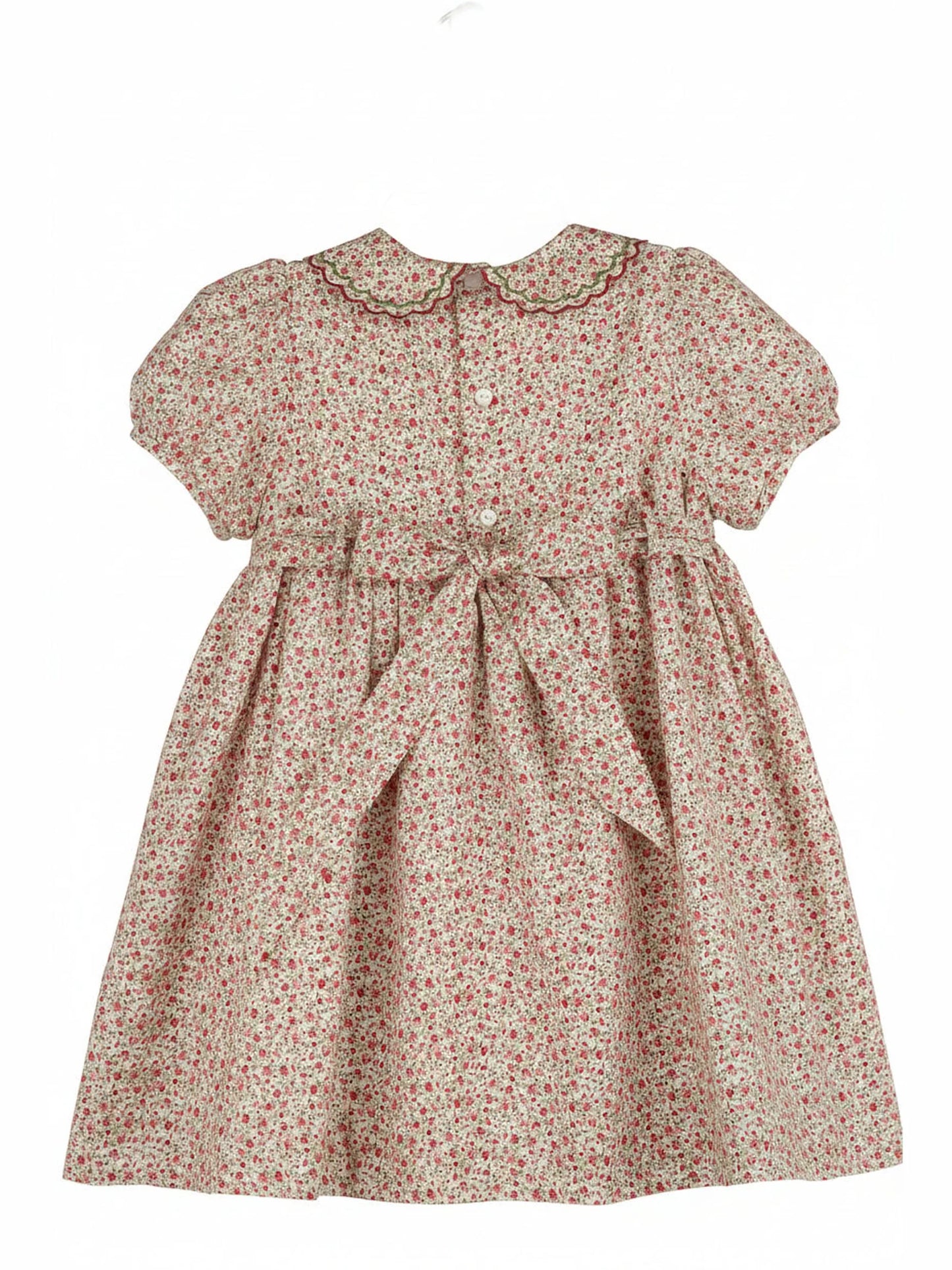 Mulberry Floral Smock Dress