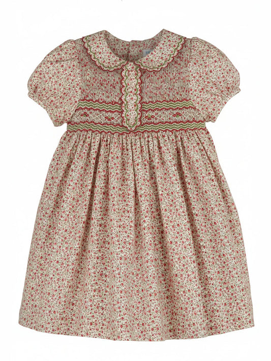 Mulberry Floral Smock Dress