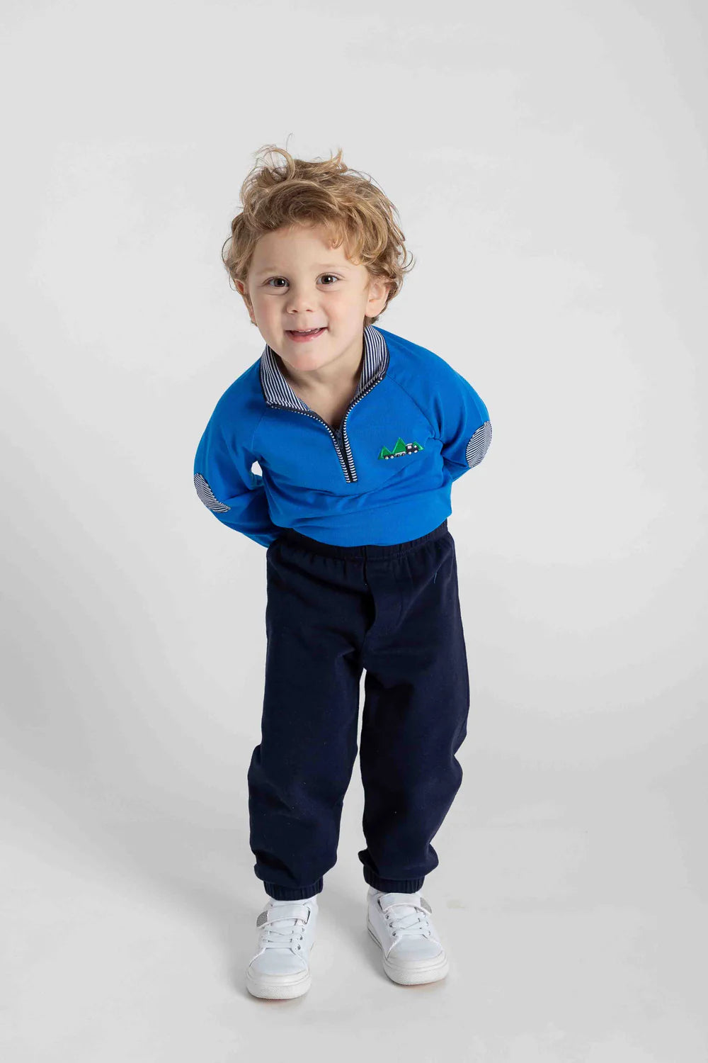 Navy French Terry Jogger
