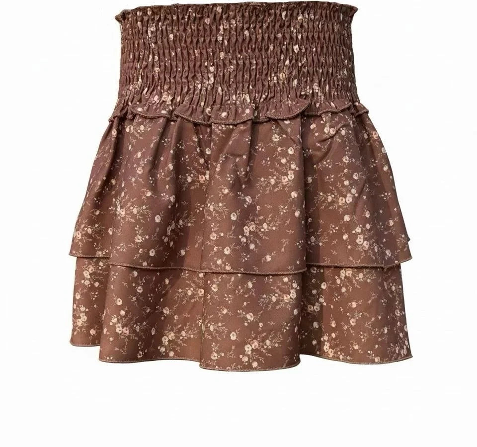 Scottie Skirt - Brown Sugar Blooms