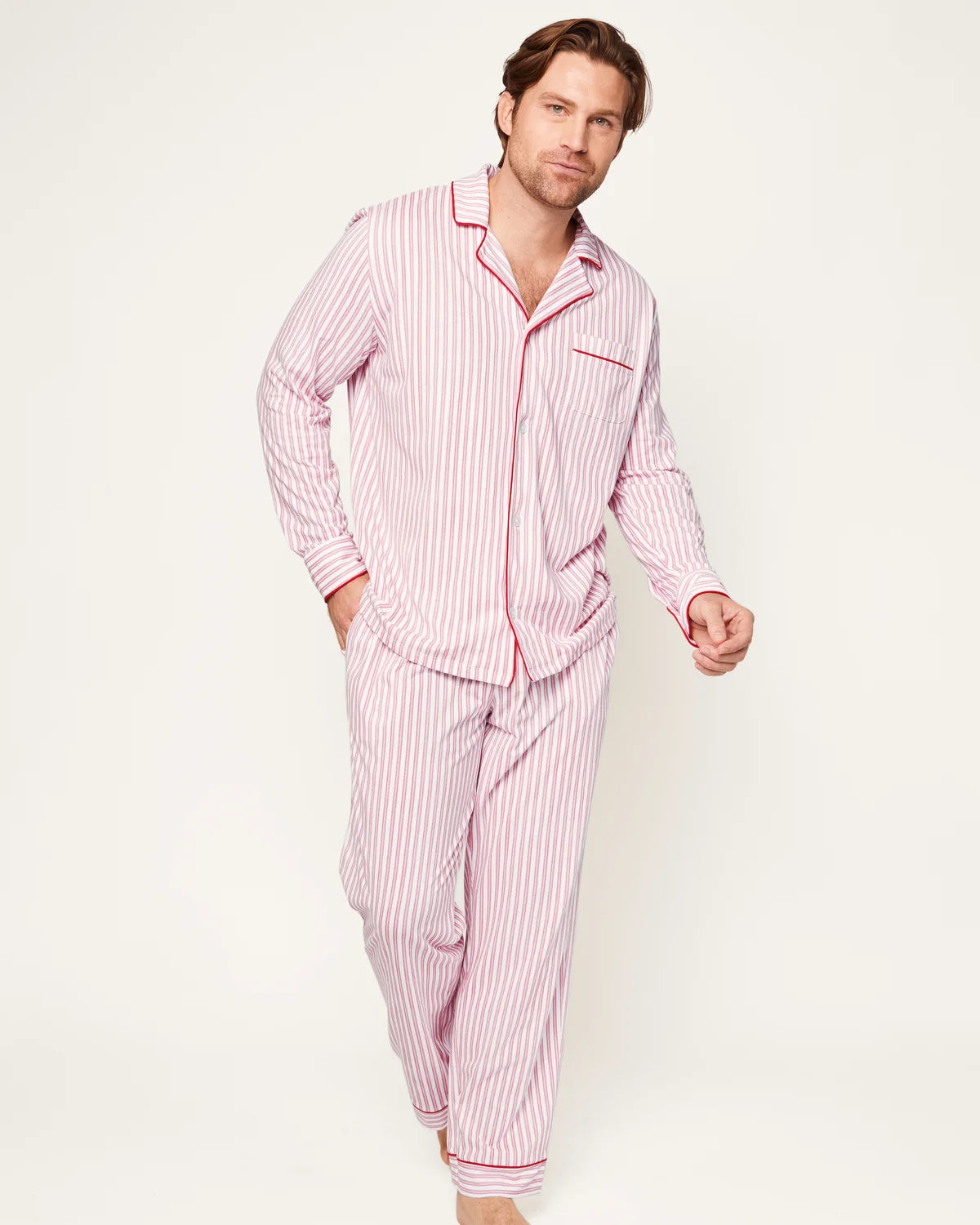 Antique Red Ticking PJ Set