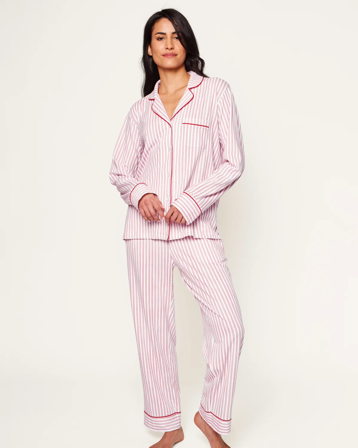 Antique Red Ticking Red Ticking PJ Set