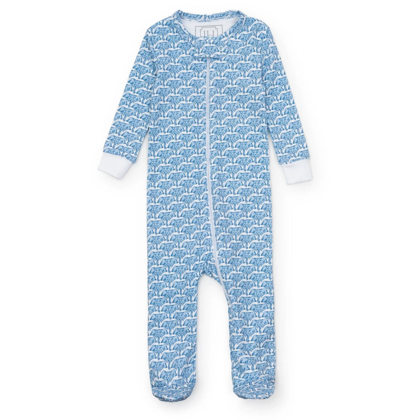 PARKER ZIPPER PAJAMA - African Elephant