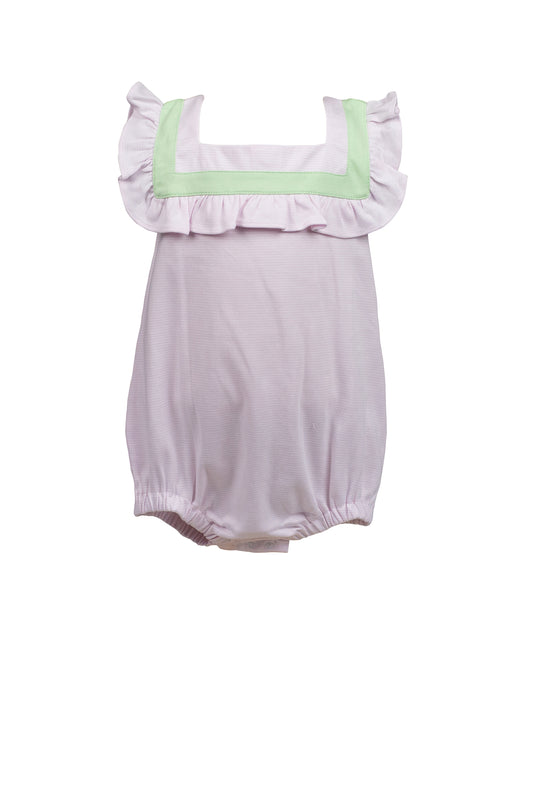 Pink/Green Basic Ruffle Bubble