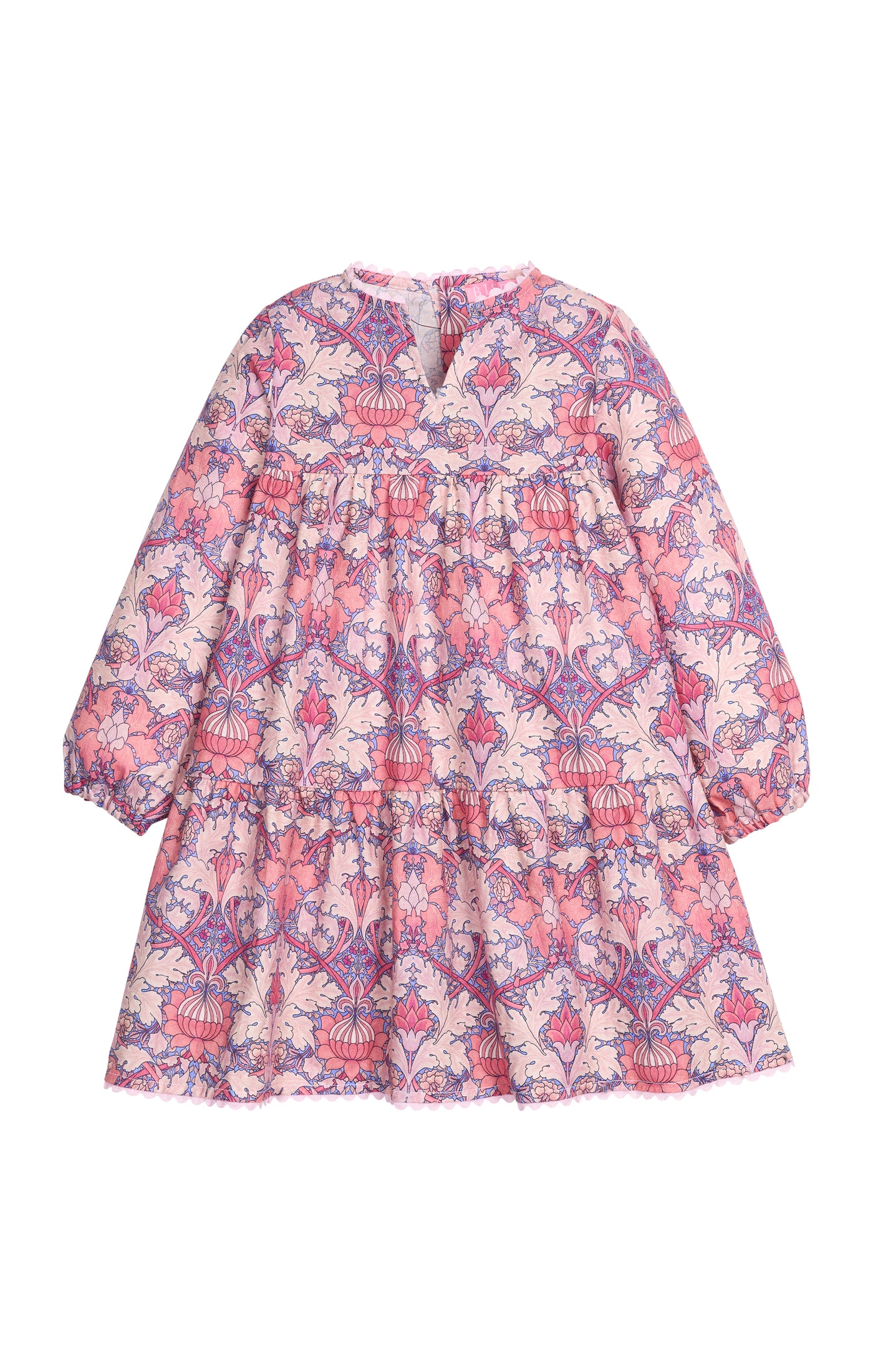 Positano Dress - Long Sleeved - Exeter Pinks