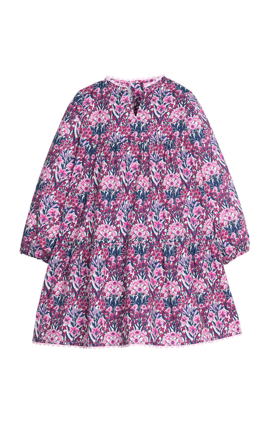 Positano Dress Long Sleeved - Foxcroft Winter Floral