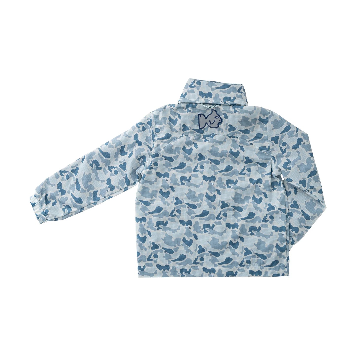 Prodoh Reflective Rain Jacket in Blue Break Point Camo