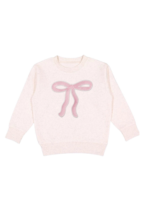 Coquette Bow Patch Sweatshirt