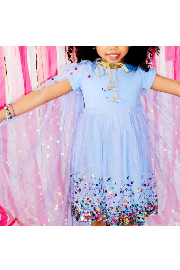 Lavender Confetti Tutu Dress