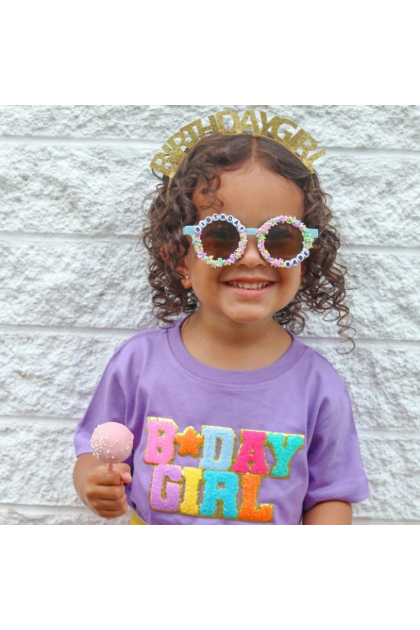 Gold Birthday Girl Headband