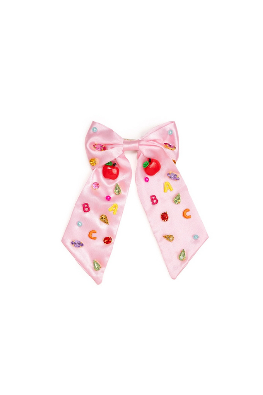 Back to School Cutie Bow Clip
