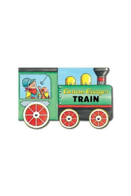 Curious George's Train Mini Movers Shaped Board Book