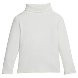 Solid Ribbed Turtleneck- Ivory