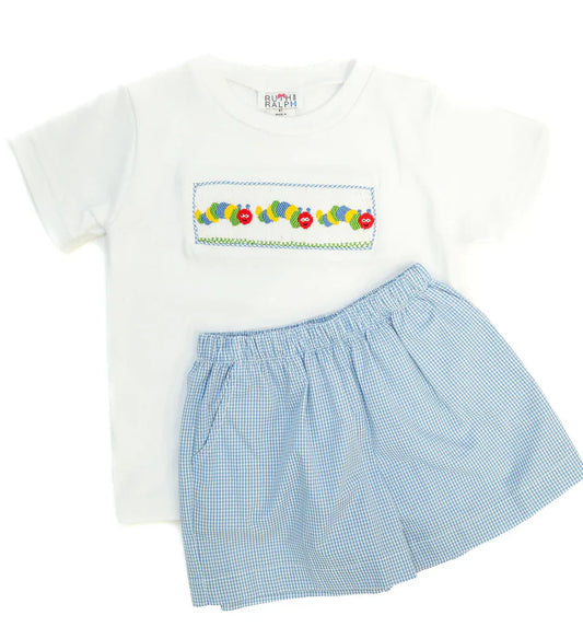 Back to School Caterpillar Beau T-Shirt Set