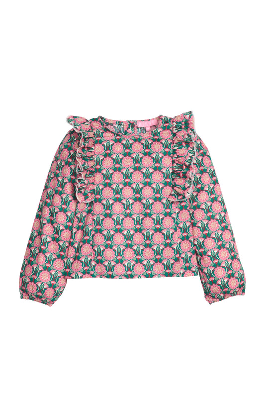 Ruffle Blouse - Andover Vines