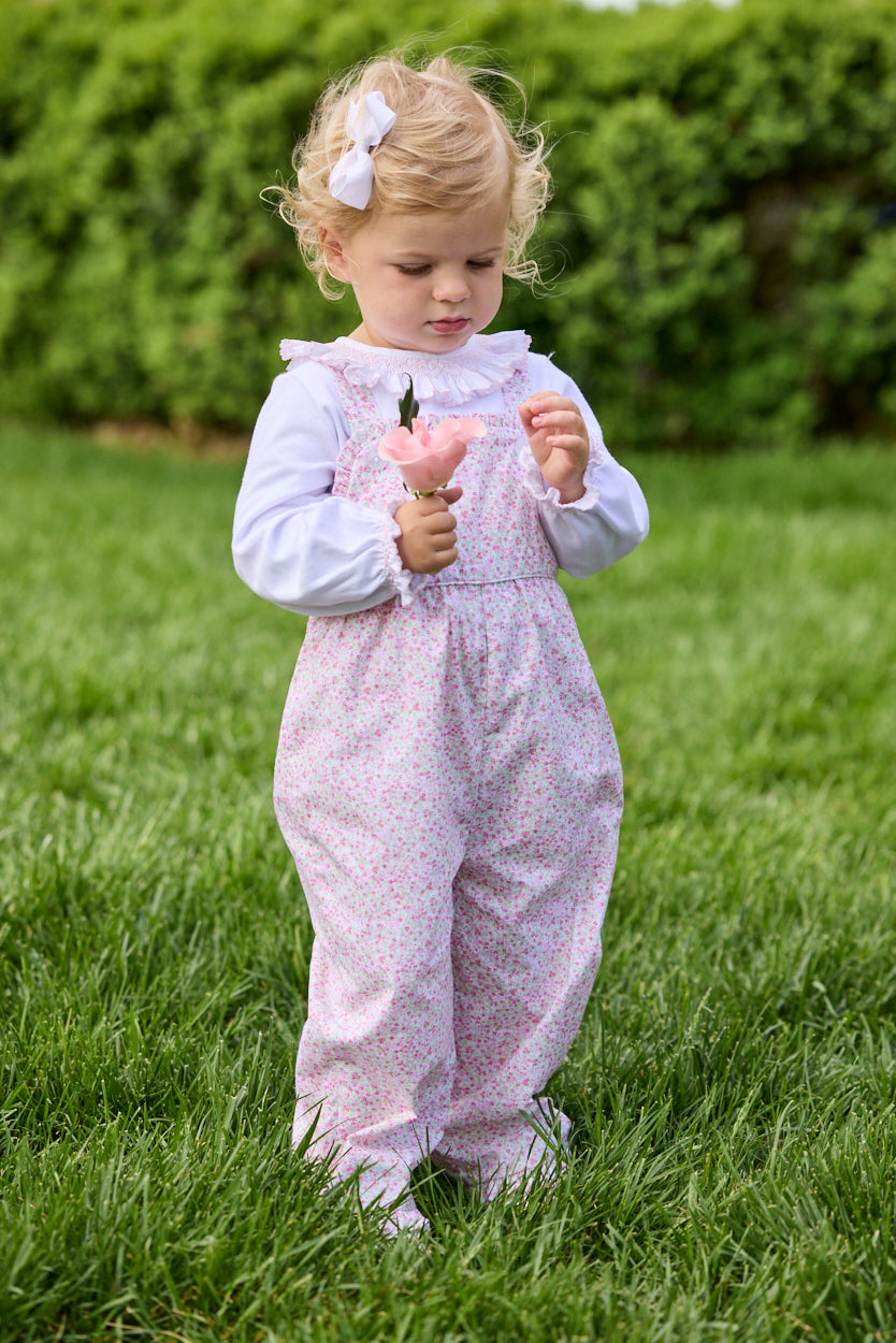 Ruffled Overall- Windemere Floral