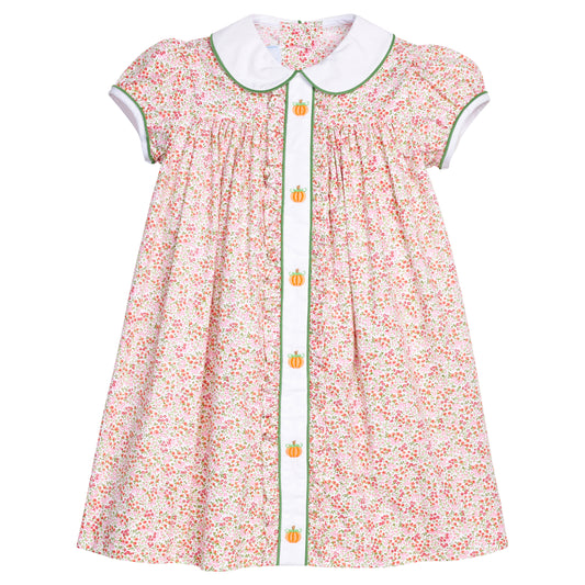 Ruffled Sally Dress-Pumpkins