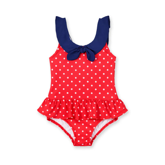 Polka Dot Sailor Swimsuit