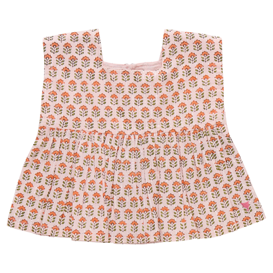 Kamari Top - Pink Prairie Block